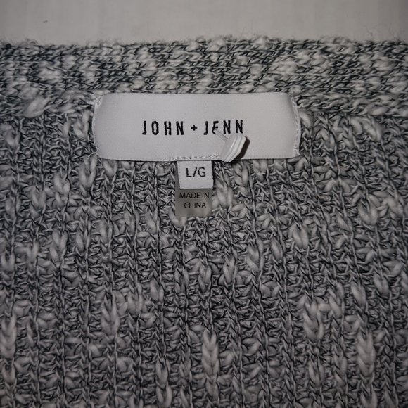 ANTHROPOLOGIE JOHN + JENN COTTON BLEND V NECK PULLOVER KNIT SWEATER - Picture 5 of 8